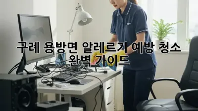 구례 용방면 알레르기 예방 청소 완벽 가이드
